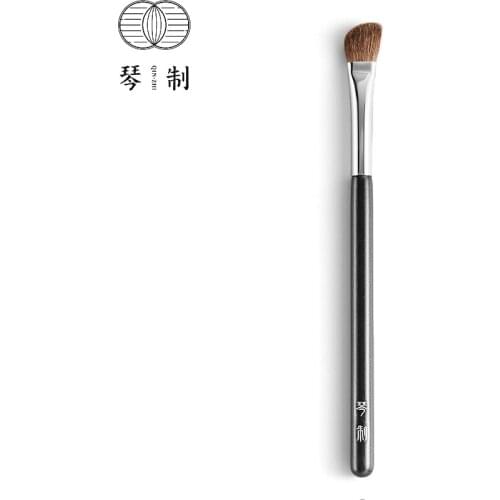 QINZHI Professional Handmade Make Up Brush 10 Angled Eye Shadow Brush Natural Horse Hair Makeup Brushes