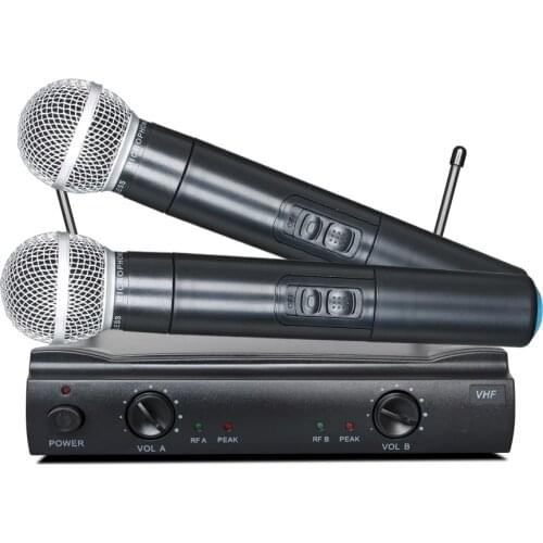 Professional Wireless Handheld Microphone Clear Sound Performance Microphones for Class Home Singing Long Range Receive