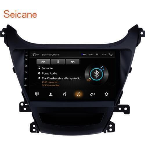 Seicane 9 Inch Android 8.1 Car Radio Head Unit for 2014-2016 Hyundai Elantra GPS Navigayion Multimedia Player TV Tuner Rearview