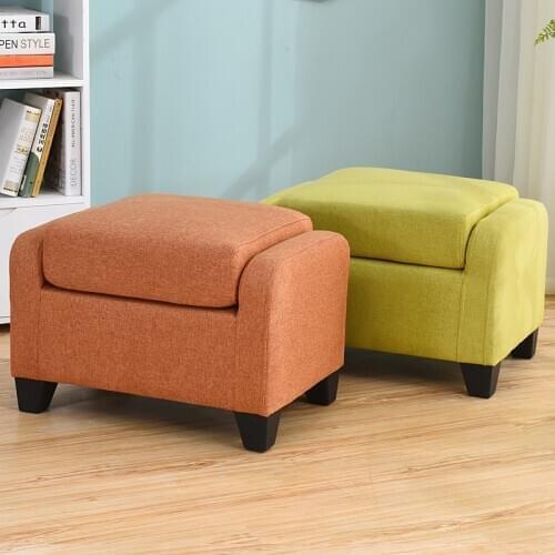 Nordic Single Children Sofa Chair Simple Small Family Bedroom Coffee Shop Coffee Room Cloth Sofa Child Stool Shoe Changing Stool