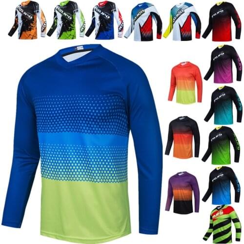 Weimostar Offroad Mountain Bike Jersey Long Sleeve Racing Sport Motocross Sportswear Downhill DH mtb Jersey Road Cycling Jersey