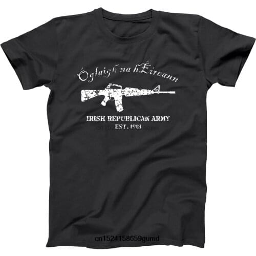 Funny Men T Shirt Women Novelty Tshirt The Irish Republican Army Ira Mens Shirt T-Shirt