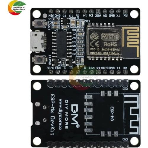 Ziqqucu ESP8285 NodeMCU-M Development Wireless WiFi Serial Compatible with Nodemcu Micro usb Nodemcu V3 V3.0 3.0 GPIO PWM IIC IO