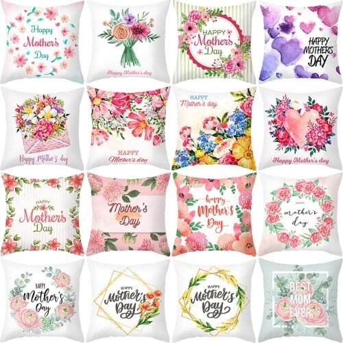 Pillow Case Hugging Pillowcase Pink Love Flower Peach Skin Sofa Pillowcase Office Cushion Cover Home