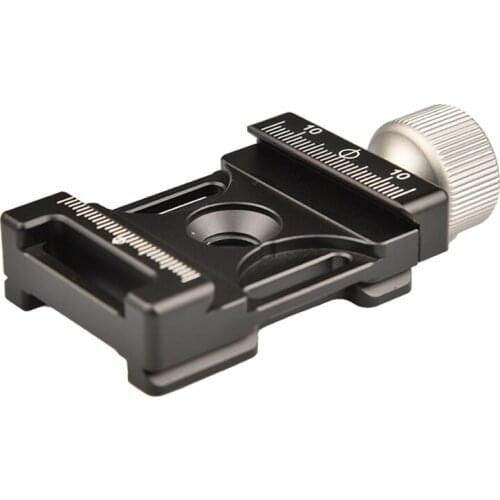 DC-38Q Aluminum Quick Release Plate Clamp Compatible with Arca Swiss for 38mm QR Plate