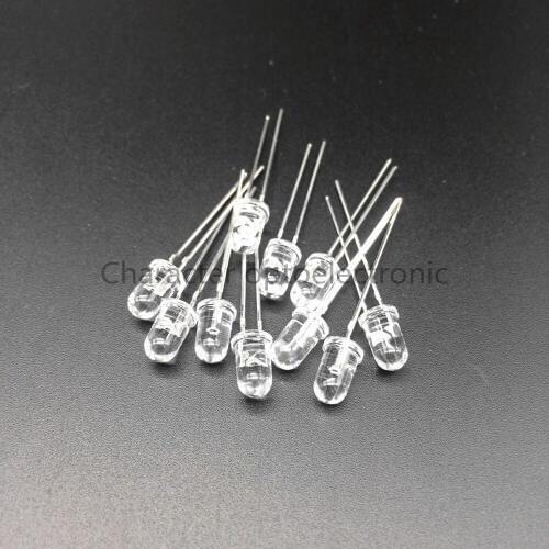 100PCS/Lot 5mm Infrared IR LED Diode 940nm Light Emitting Diode Lamp 5 mm Transparent Water Clear Lens Through Hole 940 nm