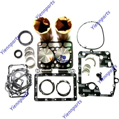 Z620 Overhaul Rebuild Kit Full Gasket Set Bearing Piston With Ring Set For Kubota RX1300 Tractor Diesel Engine Repair Parts