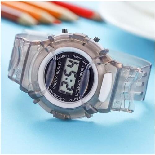 Fashion Childrens Watches Led Display Digital Sport Wrist Watch Date Electronic Watch For Boys And Girls Gift Clock Relogio