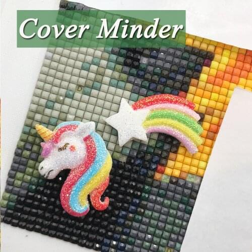Cartoon Rainbow Cover Minder to keep Diamond painting Parchment paper out of the way