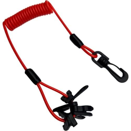Marine Boat Kill Stop Switch Set w/ Lanyard & Clip for Nissan Outboard Motors ATV Boat Bike Replace Parts Accessories