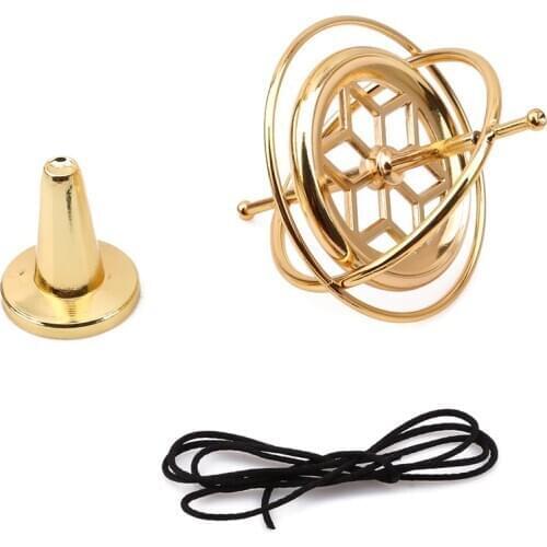 Newest Classic Metal Gyroscope Space Physics Science Teaching Kids Children Toys Traditional Educational Toys