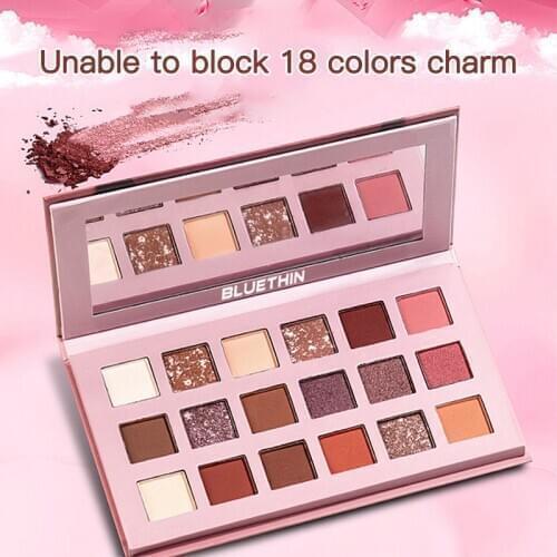 Fashion Eyeshadow Palette 9 Colors Matte Eye Shadow Palette Glitter Eyeshadow Make Up Set Waterproof Cosmetics MakeUp TXTB1