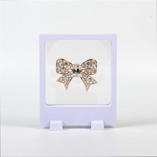 108*120MM Jewelry Pendant Earrings Ring Display Stand Holder Jewelry Suspended Coins Floating Display Case Stand Holder Box