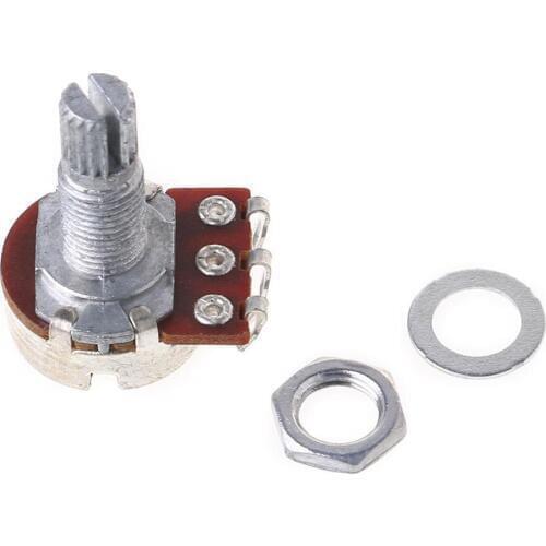 A25K Potentiometer Splined Pot Electric Guitar Bass Effect Amp Tone Volume 18mm Shaft Parts