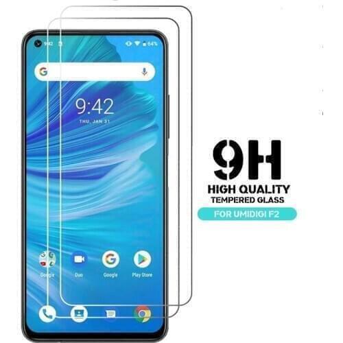 High Clear Transparent Tempered Glass For Umidigi S5 pro Screen Protector Glass Film For For Umidigi F2 Bison Case