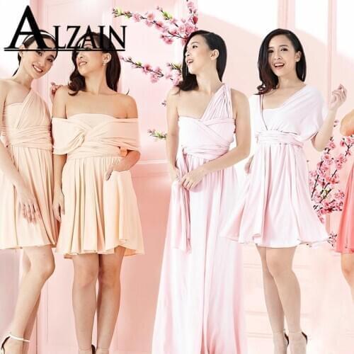 Sexy Dress Bridesmaid Formal Multi Way Wrap Convertible Infinity Dress Navy Blue Hollow Out Party Bandage Vestidos