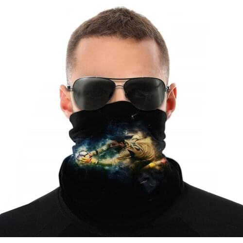 Gianluigi Donnarumma Scarf Half Face Mask Unisex Fashion Neck Gaiter Balaclava Bandana Dustproof Headband Outdoor Hiking