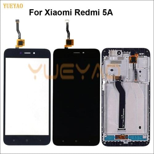 YUEYAO For Xiaomi Redmi 5A LCD Display Touch Screen Digitizer Assembly Replacement For Xiaomi Redmi 5A Global Version LCD Frame