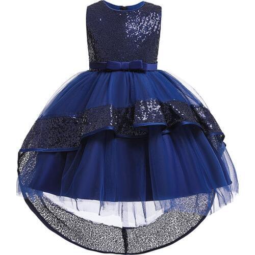 2019 elegant Flower Girl Dress Formal Wedding Party 3-10 Years Girls Dresses Children Clothes Birthday Clothing