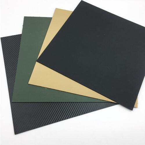 300*300mm Diy Knife Material Making Knife K Sheath Case Kydex K200 Carbon fiber Hot Plastic Plate Python Maple Leaves Symbol