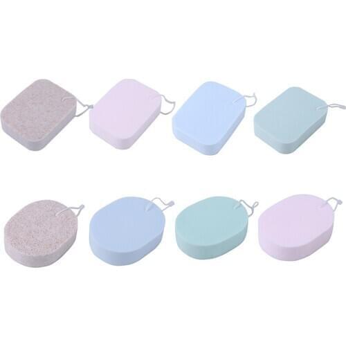 8 Pack Baby Soft Bath Sponge Body Cleaning Children Bath Brush Pure Cotton Friction Sponge Shower Accessories Shower