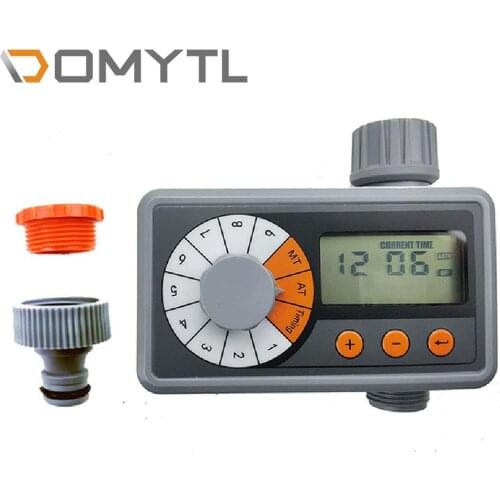 9 Group of Programming Large Screen Automatic Watering Device Dial Code Rain Sense Irrigation Timing Intelligent Gardening Spray