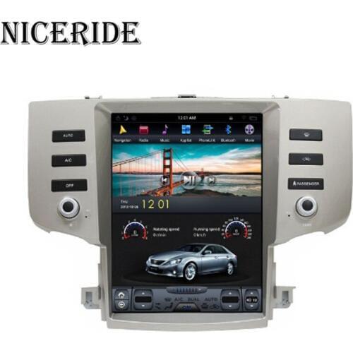 12.1" Vertical Touch Screen Android 7.1 Car DVD GPS Navigation Radio Player for Toyota Reiz 2005-2009 Autoradio Headunit Wifi BT