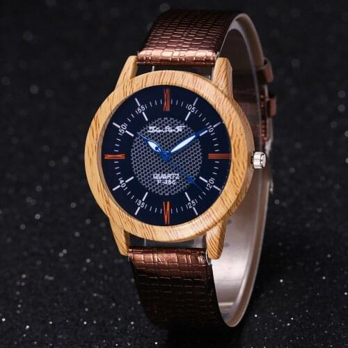 Wood Watch Case Fashion Cool Birthday Present Wooden Watch Clock Seasonic Ladies Watch Four Seasons Naisten kello