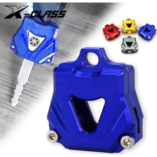 Motorcycle Key Case Shell Key Cover Red Gold Blue Titanium CNC Aluminum Accessories For YAMAHA R15 V3 2017 2018 2019 2020 MT15