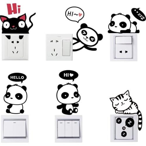 Наклейки кошки на стену DECDEAL China At AliExpress