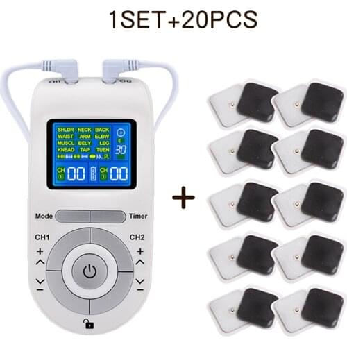 Electronic EMS Tens Massager Machine Physiotherapy Pulse Massager Frequency Device Electric Nerve Muscle Stimulator health Tool