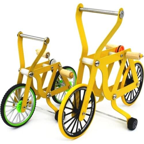 1pc Bird Intelligence Training Toy Parrot Bike Toy Two-Wheel Educational Bird Foot Talon Toy Parrot Bicycle Toy Bird Supplies
