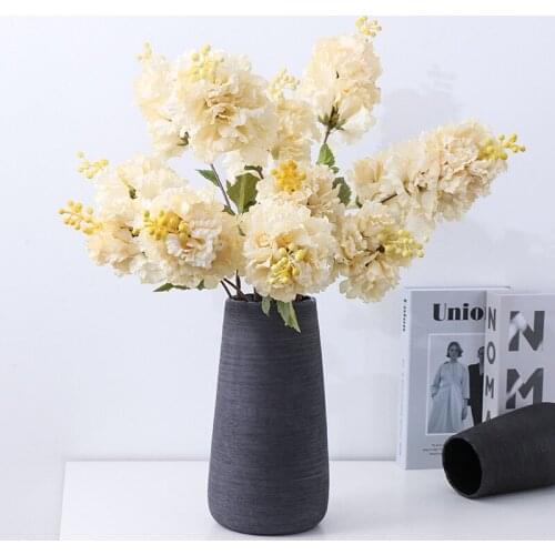 Artificial Flowers Hydrangea 1 Bunch 2 Heads Multicolor Bouquet Party Wedding Decoration Silk DIY Bouquet Accessories