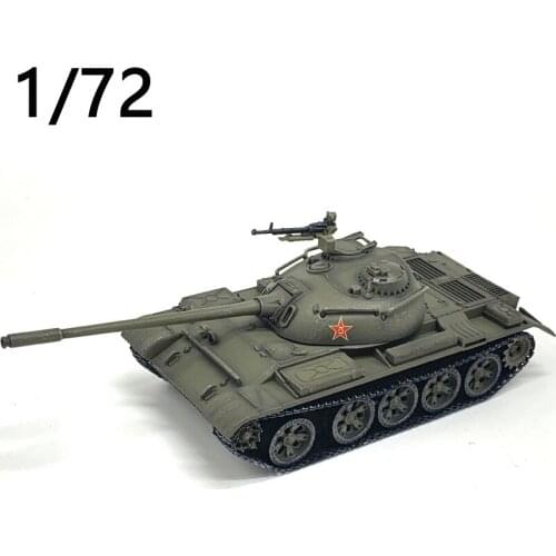 1/72 Scale Chinese Army Type 59 Main Battle Tank T-54 Model Diecast & Toy Vehicle for Collectible Display Collectible Souvenir