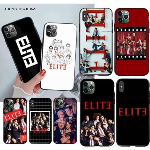 YJZFDYRM Spanish TV series Elite Soft Phone Case Cover for iPhone 11 pro XS MAX 8 7 6 6S Plus X 5S SE 2020 XR case