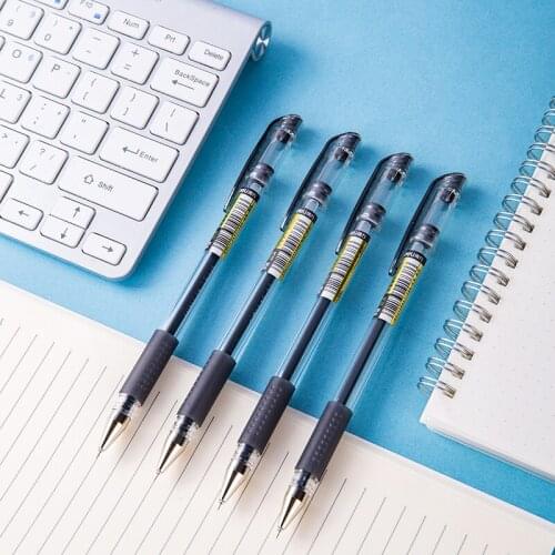 Deli s820 Advanced Fashion Black refill neutral pen, 0.28mm full needle pen, financial office signature pen, student stationery