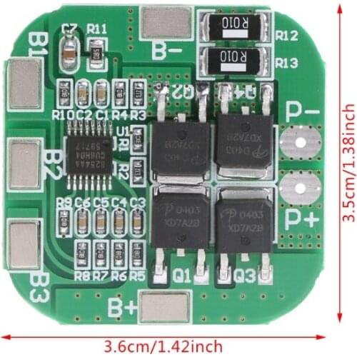 2021 New 4S 20A 14.8V 16.8V Li-ion Lithium 18650 Battery BMS PCM Protection PCB Board