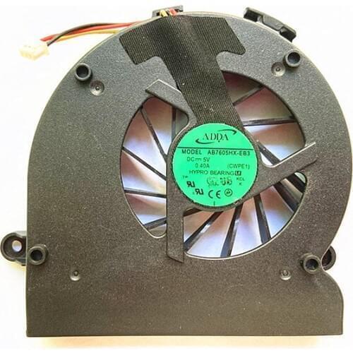 New Laptop CPU Cooling Fan for BENQ A53 A53E CPU Cooler Fan AB7605HX-EB3