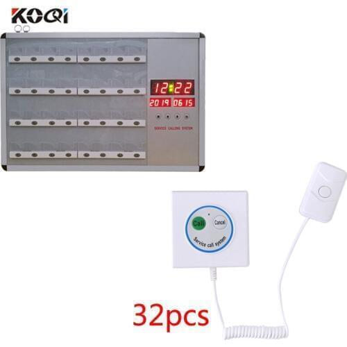 Nurse Call System Price Voice Report 1 nurse call system display 32 have a RJ11 port to connect a additional key to call