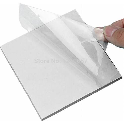 5 Pieces Lot White 100 x 100 x 0.5mm 1mm 1.5mm 2mm 2.5mm 3mm 4mm 5mm Silicon Heatsink Cooling Conductive GPU CPU Thermal Pad