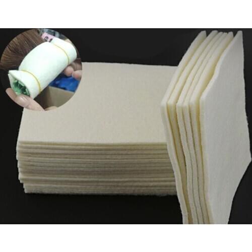 20pcs/set Salon Perming Cotton Pad Barber Perm Hair Rod Patch Styling Tools