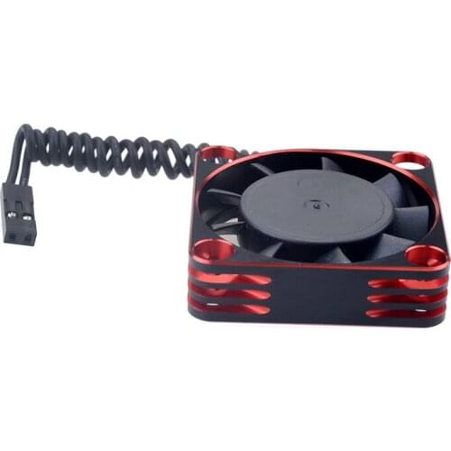 Rocket Metal 8.5V 16000RPM High Rotation Speed Cooling Fan for 4068 Brushless Motor ESC 1/10 1/8 RC Car Accessories Parts