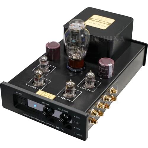 W-007 MEIXING MINGDA MC-7R the Latest Version Psvane 247B Tube Pre-amplifier Preamp Pre-amplifier Pre amplifier AC110/220V