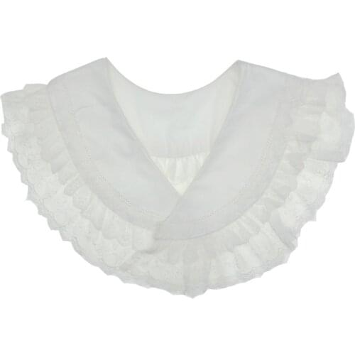 2021 Women Fashion Big Lapel Fake Collar Shawl for Girls Shirt Dress Detachable Collars Lapel Necklace Nep Kraagie Accessory