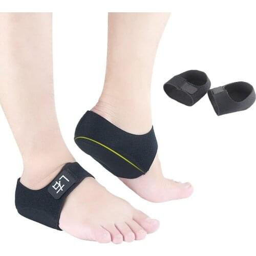 1 Pair Back Heel Protective Sleeve Heel Pad Heel Cover Adjustable Gel Protective Socks Pads Arch Wrap Support Foot Relief Pain