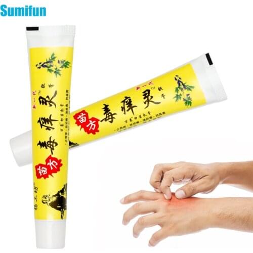 1Pcs 20g Eczema Psoriasis Dermatitis Pruritus Treatment Cream Anti-Itching Fungus Antipruritic Ointment Medical Plaster