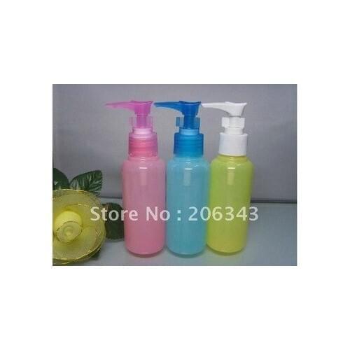 100ml pet colorful duck mounth bottle or lotion bottle or shampoo bottle with bird mouth shape