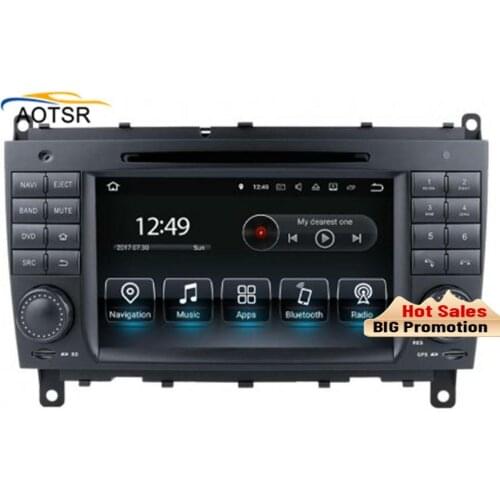 4G+32G Android 8.0 Car DVD Player GPS Navigation For Mercedes-Benz CLK C209/W209 2005-2009 car auto radio video stereo head unit