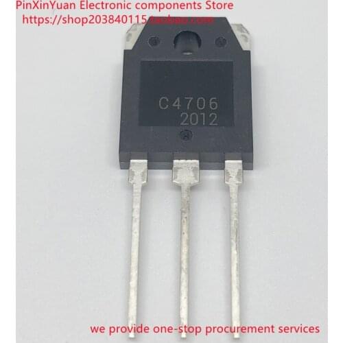 5PCS/LOT New original 2SC4706 C4706 NPN triode TO-3P 900V 14A color TV power supply tube In stock