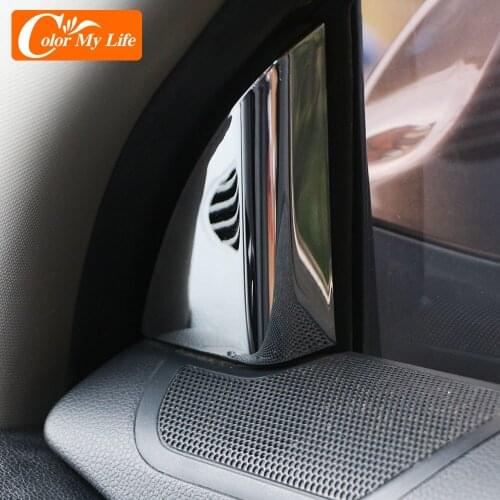 ABS Chrome 2Pcs Car Windows A Column Panel Cover Sequins Trim Sticker for Kia Sportage SL 3 R Sportage3 SportageR 2011 - 2015